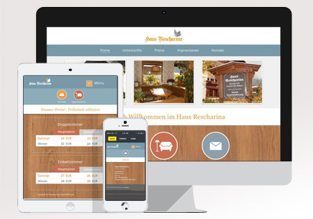 Responsive Website Rescharina 