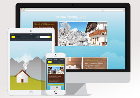 Responsive Website Haus Zugg 